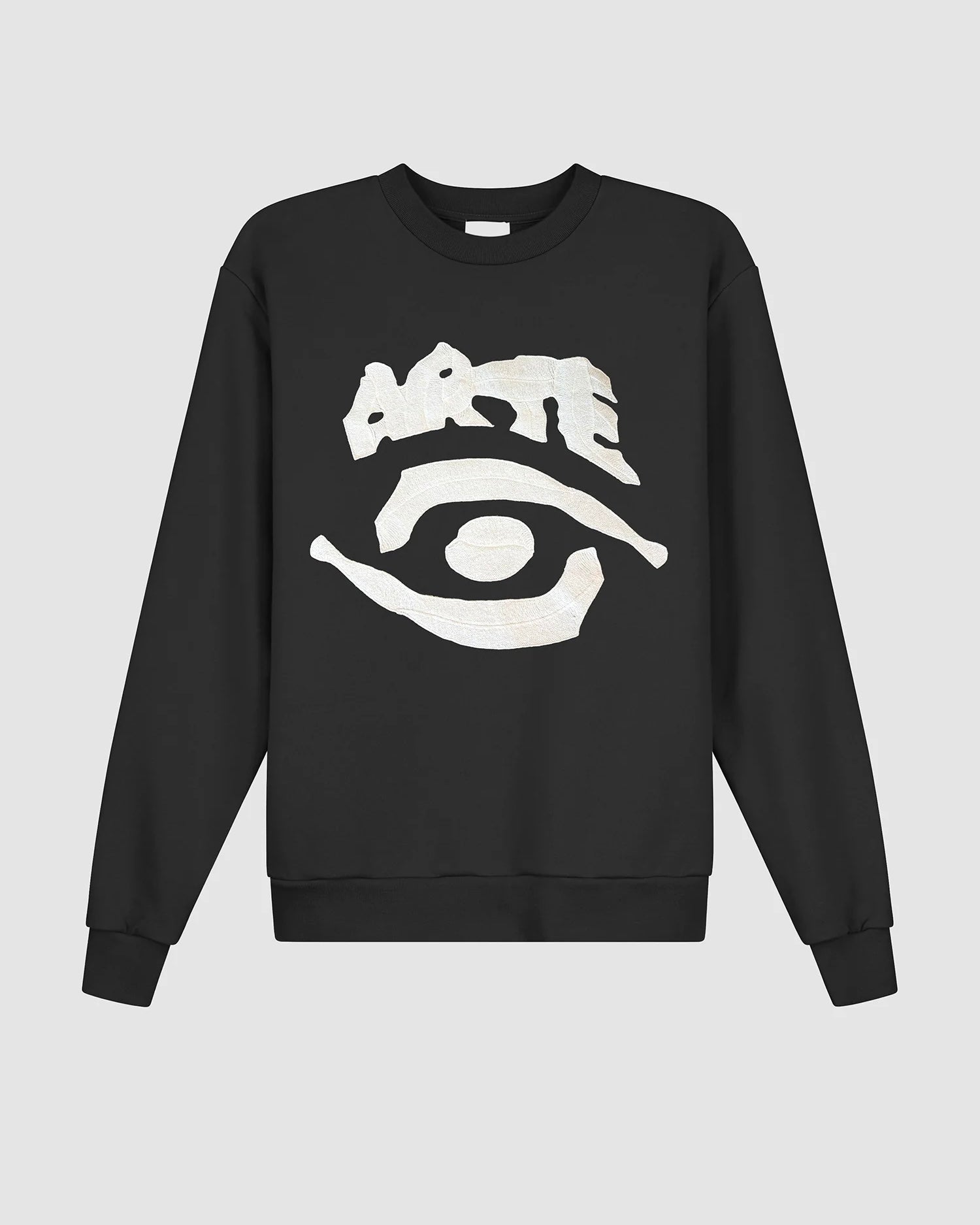【ARTE ANTWERP】EYE FRONT CREWNECK - BLACK