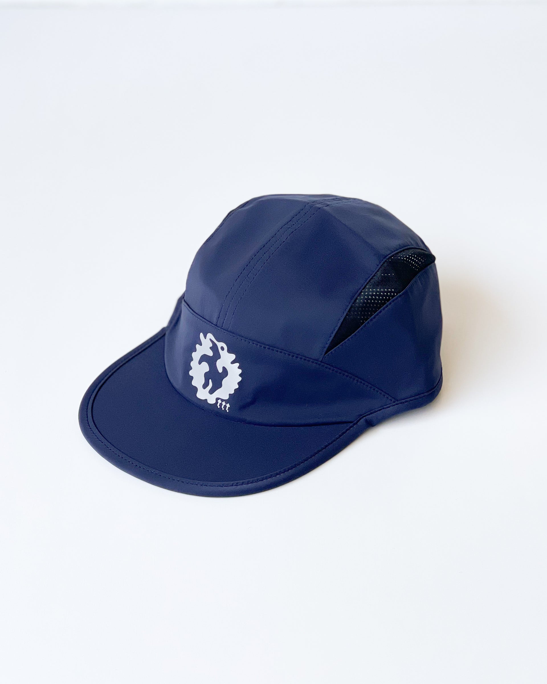 【THE TRILOGY TAPES】TTT CLOGGED BEAR RUNNUNG CAP - METALLIC NAVY/BLACK