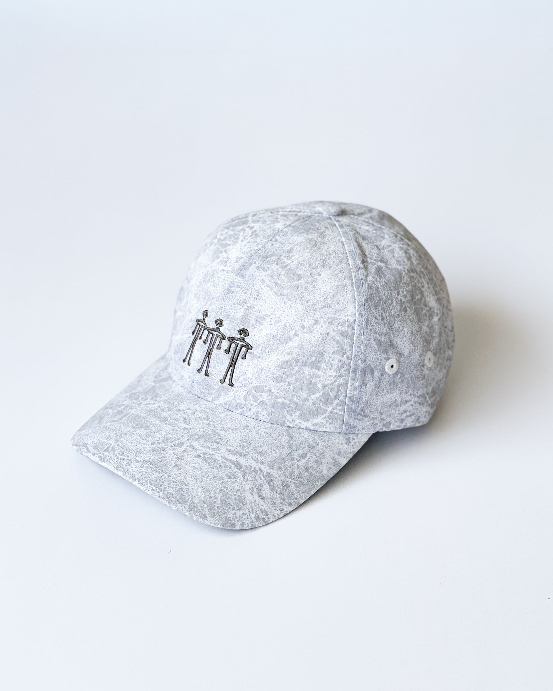 【THE TRILOGY TAPES】TTT DOGU WASHED NYLON RIPSTOP 6-PANEL - GRAY