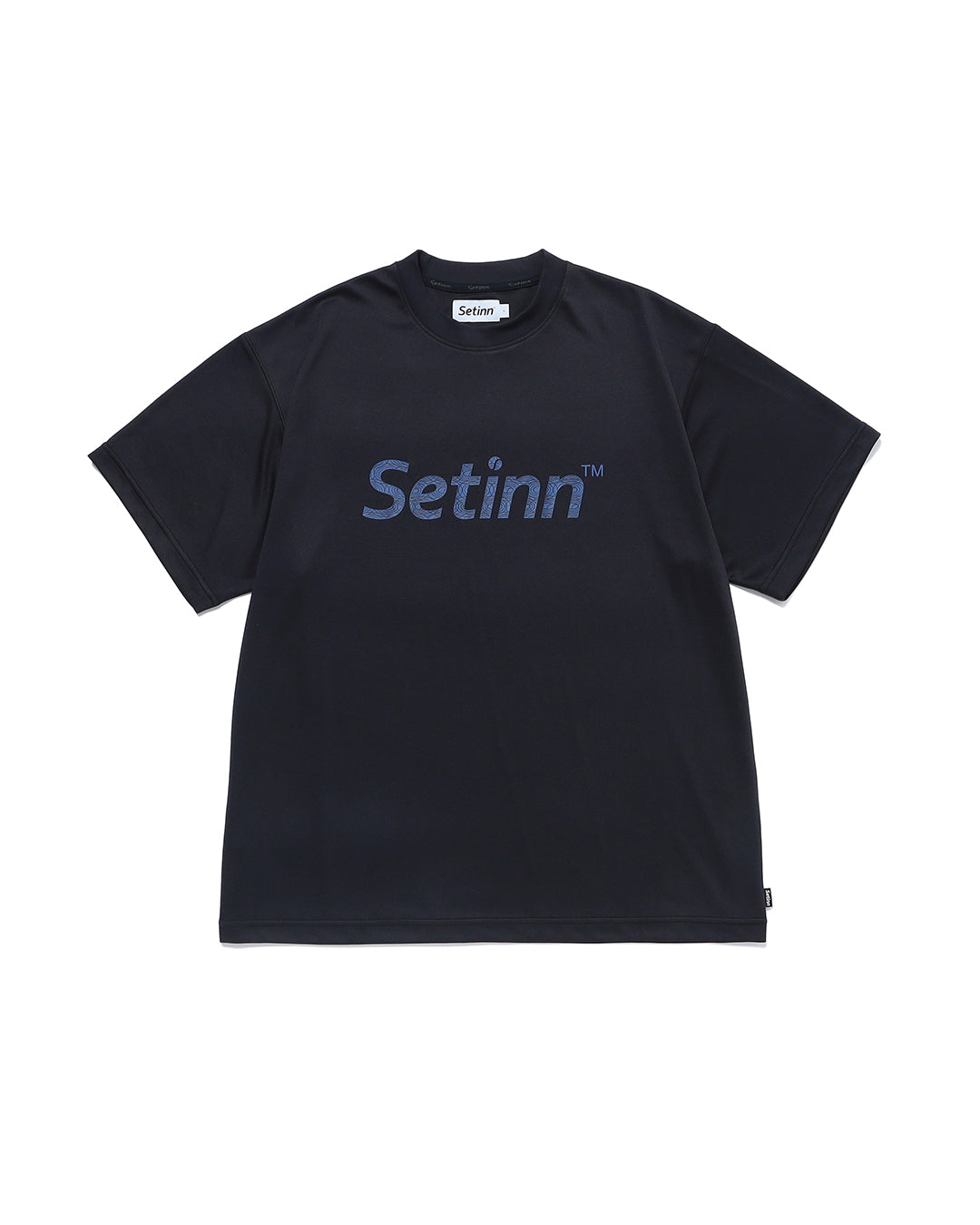 【SETINN】CIRCLE PRACTICE SHIRT - BLACK