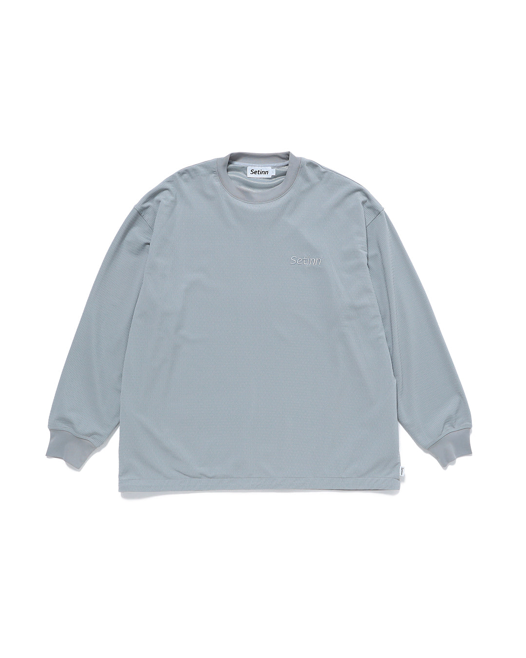 [SETINN]MESH GYM CREW - SILVER