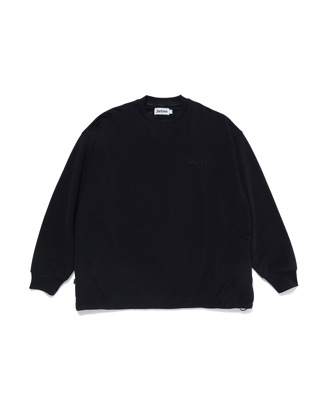 [SETINN]MESH GYM CREW - BLACK
