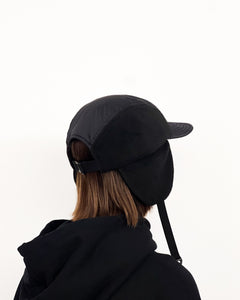 【THISISNEVERTHAT】EARFLAP DUCKBILL CAP - BLACK
