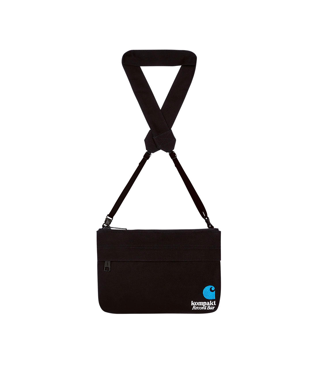 [CARHARTT WIP × KOMPAKT RECORD BAR] KOMPAKT BAG - BLACK