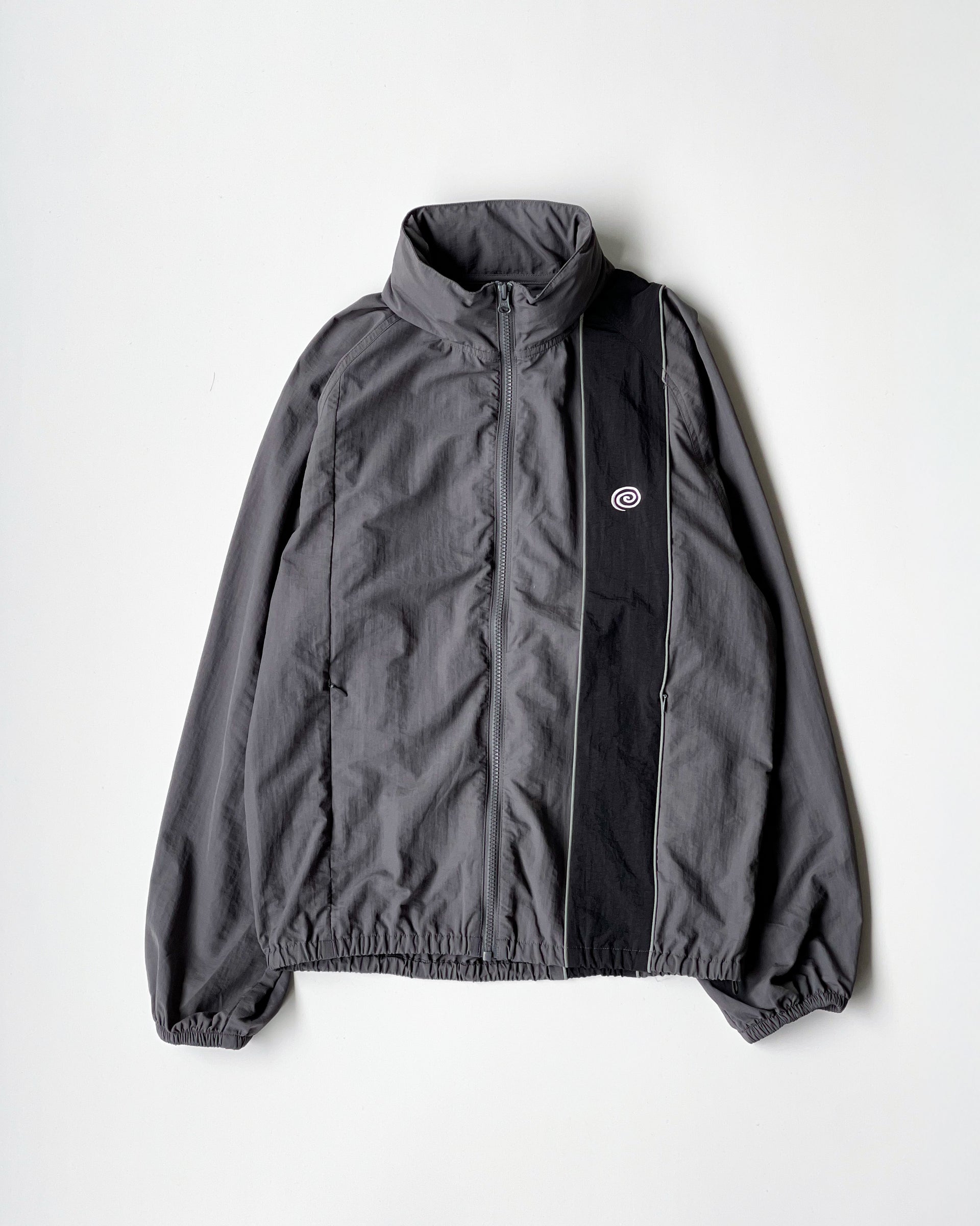[SOL] NYLON TRACK JACKET PAN EXCLUSIVE - GRAY