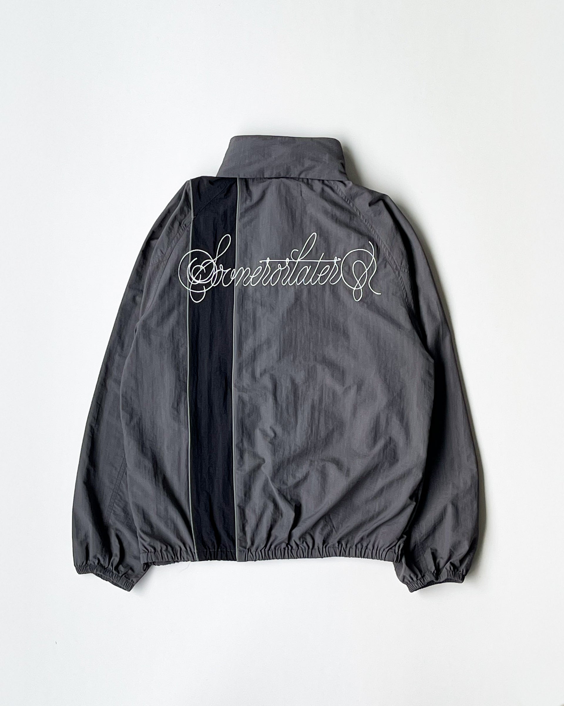 【SOL】NYLON TRACK JACKET PAN EXCLUSIVE - GRAY