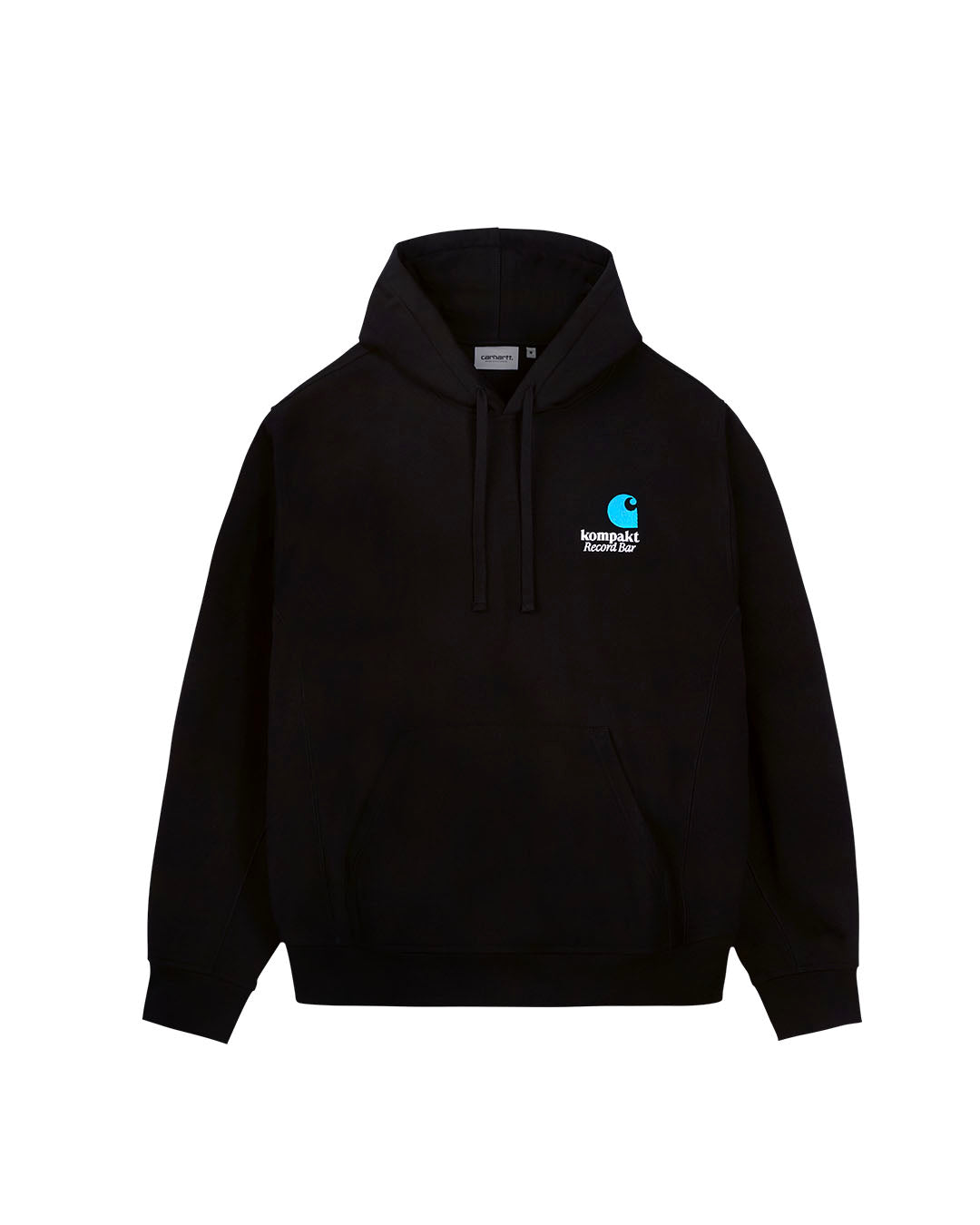 【CARHARTT WIP × KOMPAKT RECORD BAR】HOODED KOMPAKT SWEATSHIRT - BLACK
