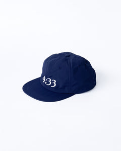 GARBAGE】SOFT BRIM 6 PANEL CAP (4:33) - NAVY(WHITE EMB) – pan-kanazawa