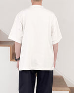 Load image into Gallery viewer, [LQQK STUDIO] S/S RUGBY WEIGHT POCKET TEE - WHITE
