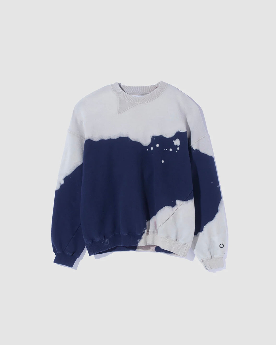 【NOMA T.D.】HAND DYED TWIST SWEAT - NAVY