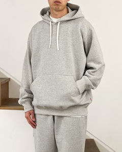 【NEVVER】GR7 HOODED SWEATSHIRT - GRAY