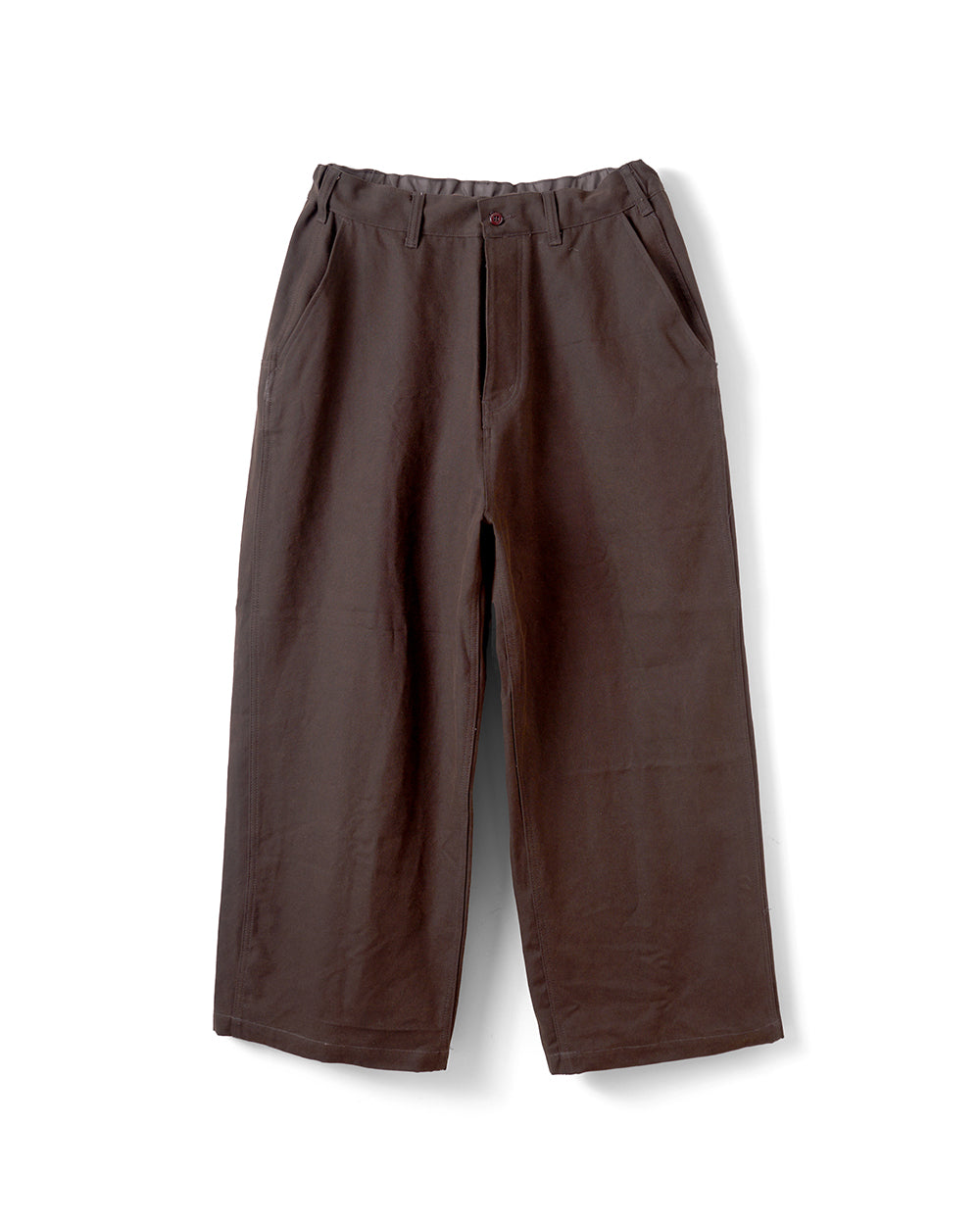 【REFOMED】FRESH MAN DUCK WIDE PANTS - BROWN
