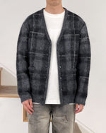 Load image into Gallery viewer, [RAFU] MOHAIR CARDIGAN - BLACK
