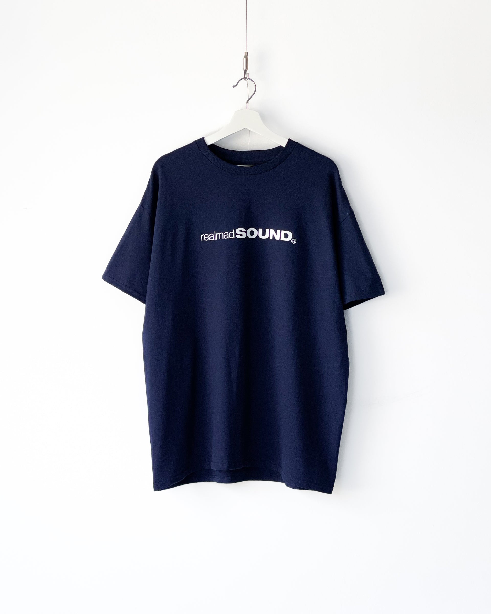 【realmad SOUND】"realmad SOUND"別注 S/S TEE - NAVY×WHITE