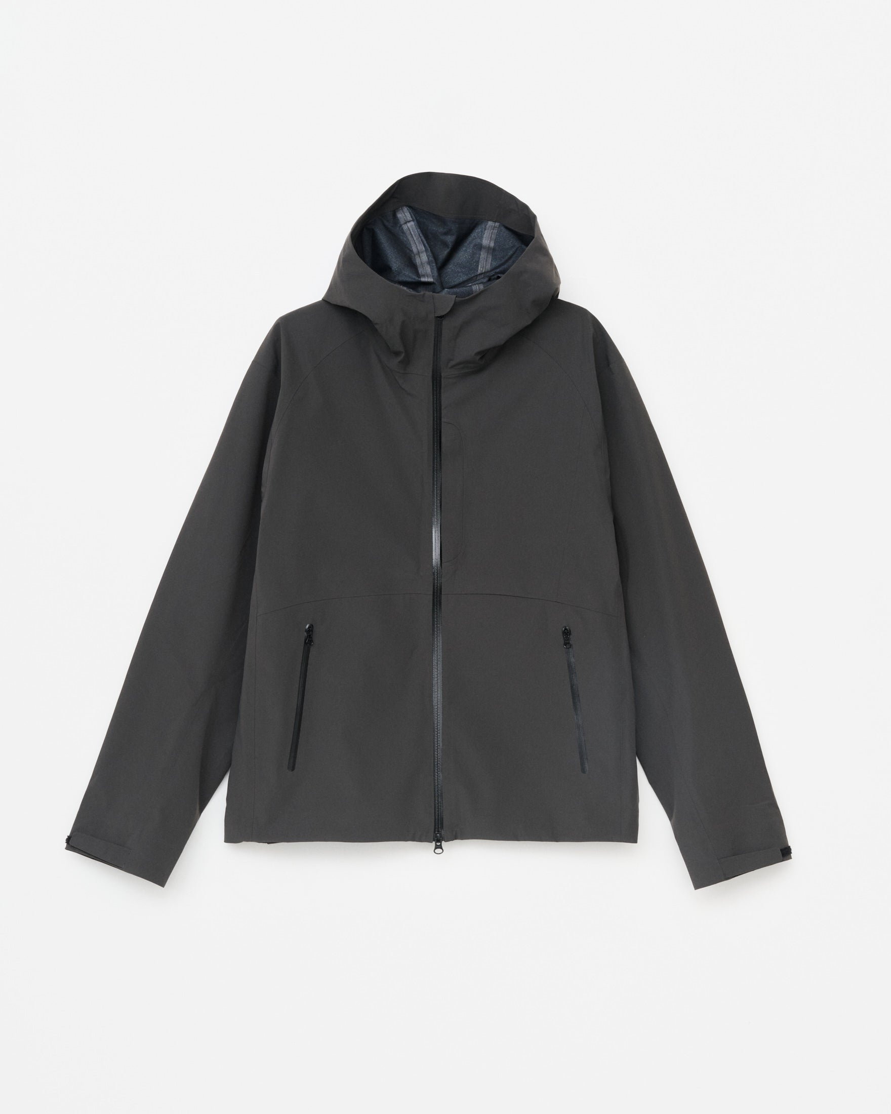 【HIKING PATROL】ARC LT WEIGHT SHELL JACKET - CHARCOAL BLACK