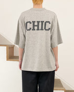 Load image into Gallery viewer, [blurhms ROOTSTOCK] CHIC-AGO 88/12 PRINT TEE WIDE - HEATHER GRAY
