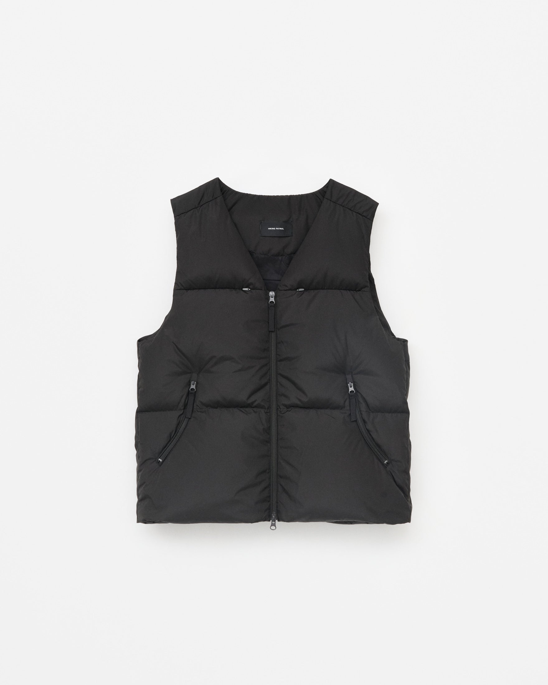 【HIKING PATROL】ELEMENT DOWN VEST - CHARCOAL BLACK