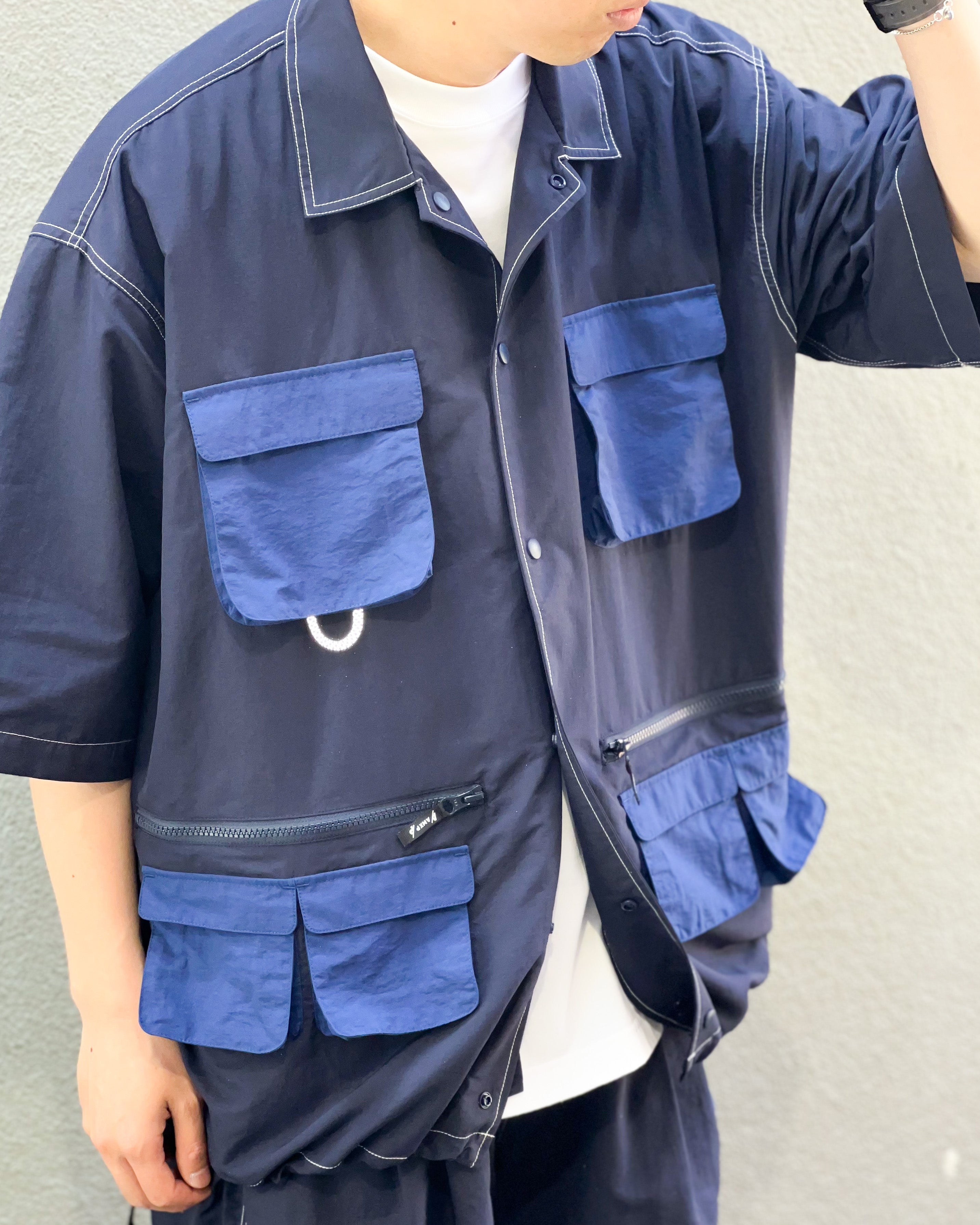 ARNOLD PALMER BY ALWAYTH】HUNTING SHIRTS - NAVY – pan-kanazawa