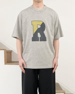 Load image into Gallery viewer, [blurhms ROOTSTOCK] b-ROOTSTOCK 88/12 PRINT TEE STANDARD - HEATHER GRAY
