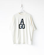 Load image into Gallery viewer, [blurhms ROOTSTOCK] CHIC-AGO 88/12 PRINT TEE WIDE - IVORY
