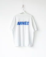 Load image into Gallery viewer, [blurhms ROOTSTOCK] ARMEE PRINT TEE WIDE - WHITE×BLUE-REFLECTOR
