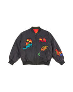 Load image into Gallery viewer, 【PAM】ENGULFED REVERSIBLE BOMBER JACKET - BLACK
