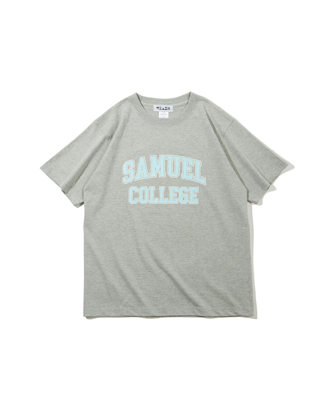 【SAMUEL】COLLEGE TEE - HEATHER GRAY