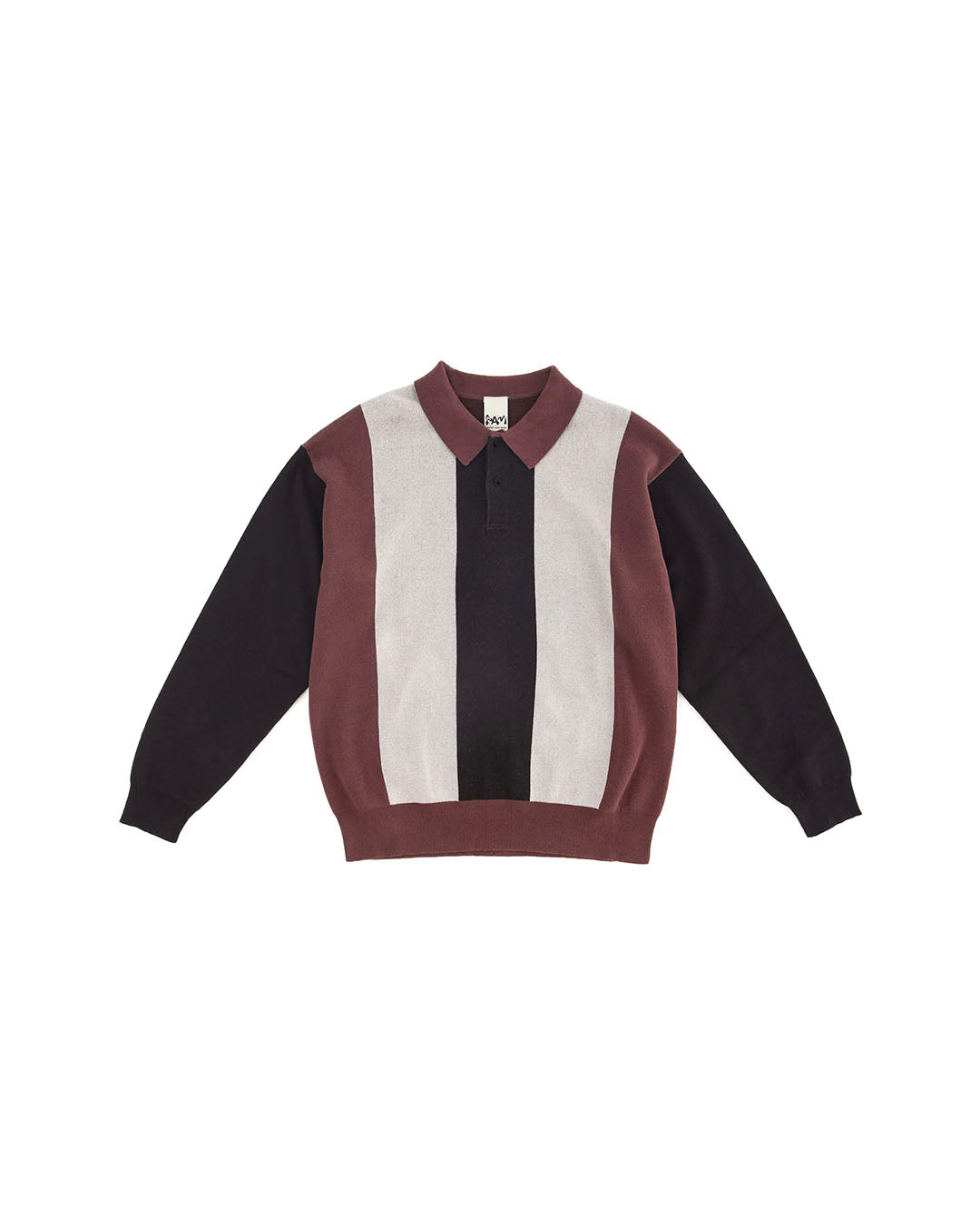 [PAM] FORMS KNIT LS POLO - BIRCH