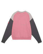 Load image into Gallery viewer, [CE] PANEL SHOULDER CREW NECK - PINK
