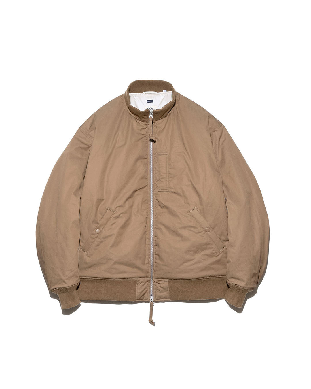 【NANAMICA】INSULATION VARSITY JACKET - LIGHT BROWN