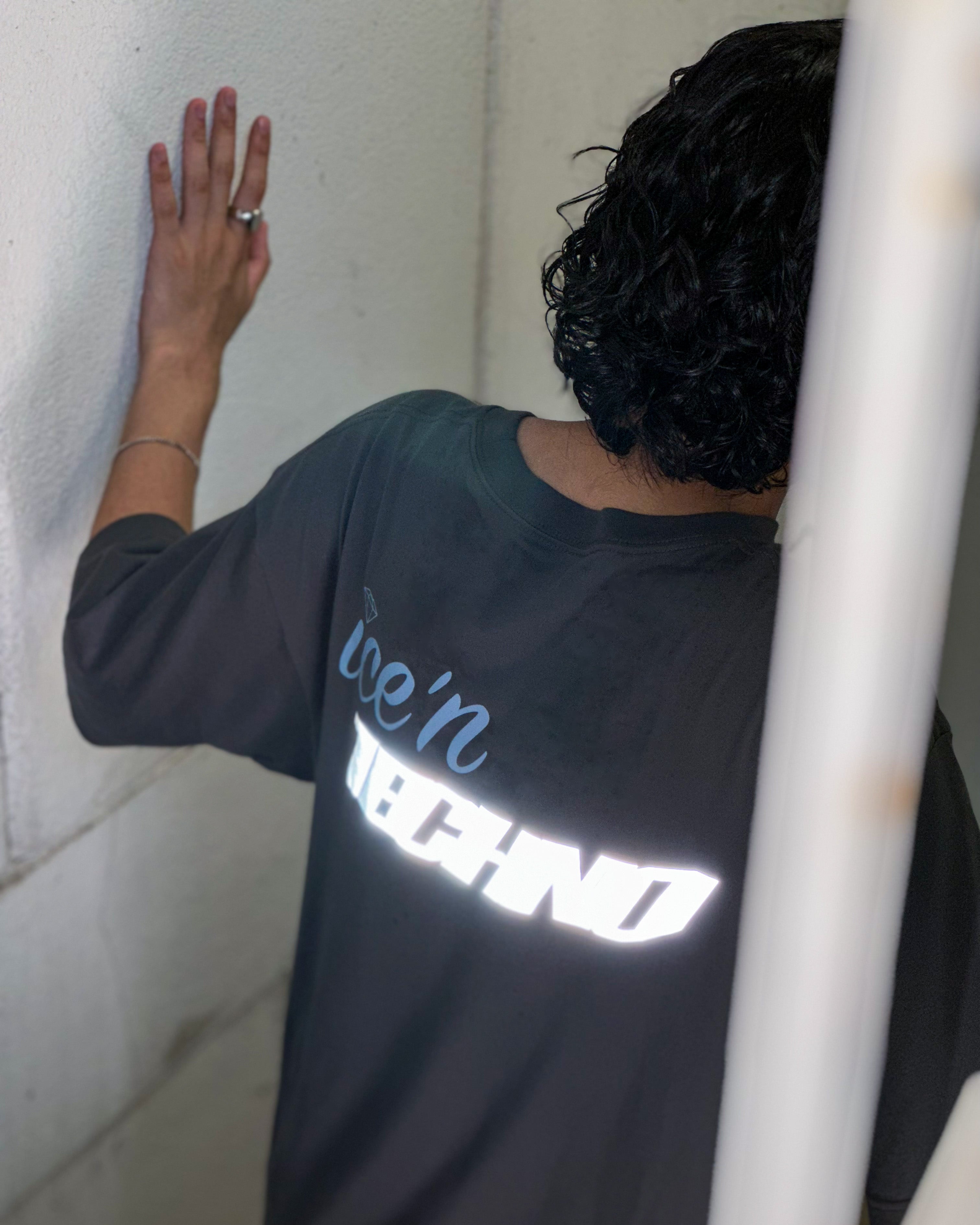 【ICE&TECHNO】ICEN TECHNO LOGO TEE - CHARCOAL