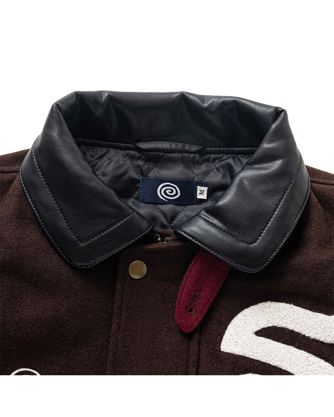 【SOL】VERSITY JACKET - BROWN