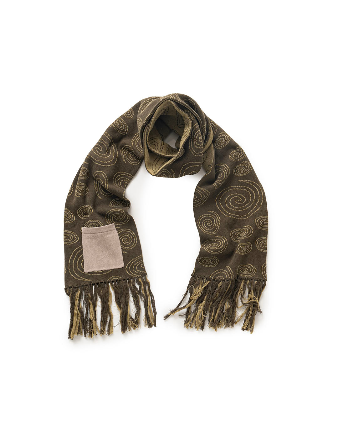 SOL】SPARKLING SCARF - KHAKI