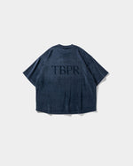 Load image into Gallery viewer, [TIGHTBOOTH] STRAIGHT UP VELOR T-SHIRT - NAVY
