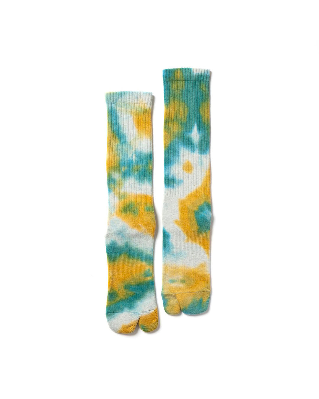 【NODAL】TIE DYE LONG SOCKS - GREEN