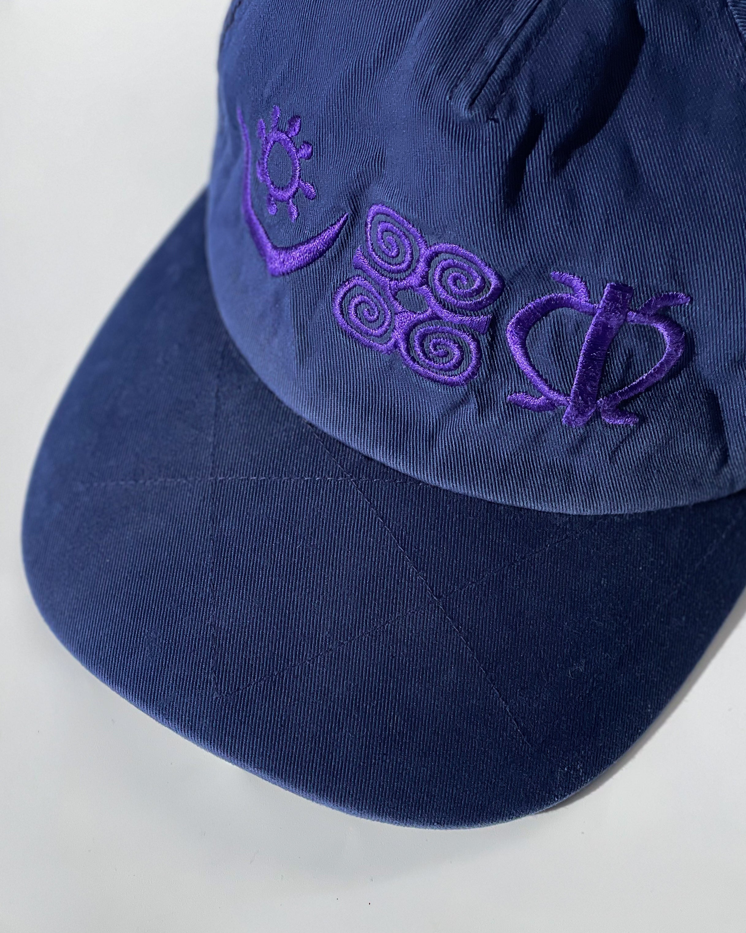 lamrof 帽子 LAMROF】ADINKRA SYMBOLS CAP - NAVY