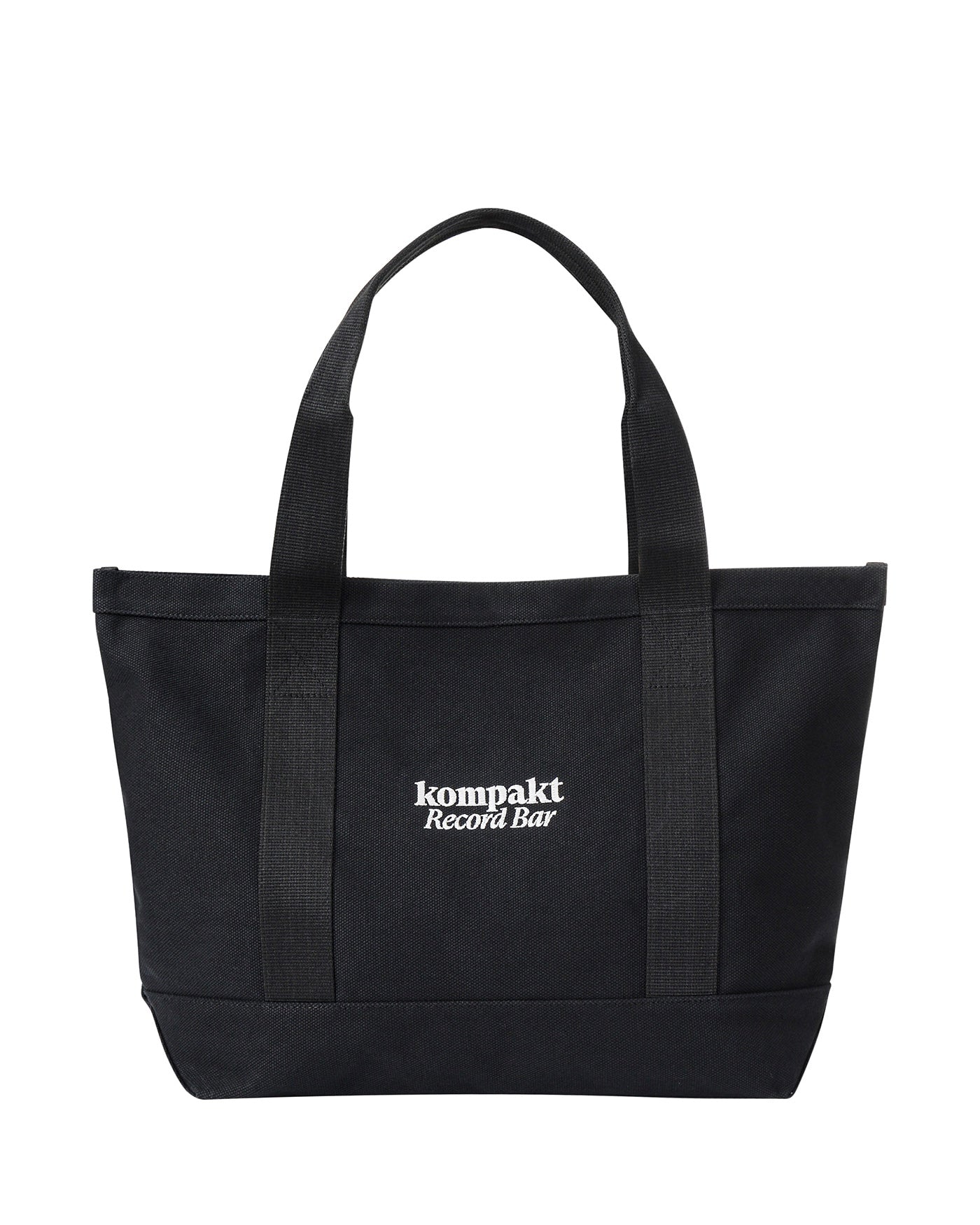 [KOMPAKT RECORD BAR] KRB LOGO HEAVY CANVAS TOTE BAG - BLACK