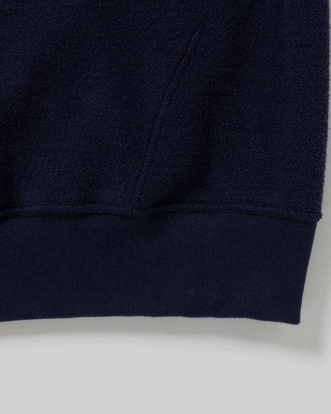 【NEVVER】GR7 HOODED SWEATSHIRT - NAVY