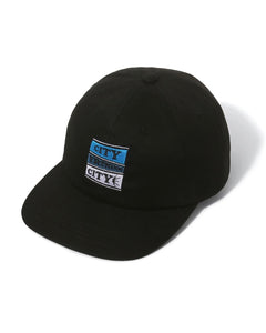 【CITY COUNTRY CITY】EMBROIDERED LOGO COTTON CAP - BLACK