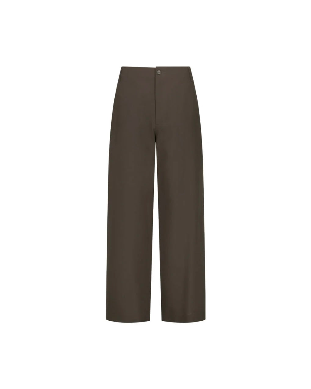 【AMOMENTO】WOOL WIDE PANTS - KHAKI BROWN