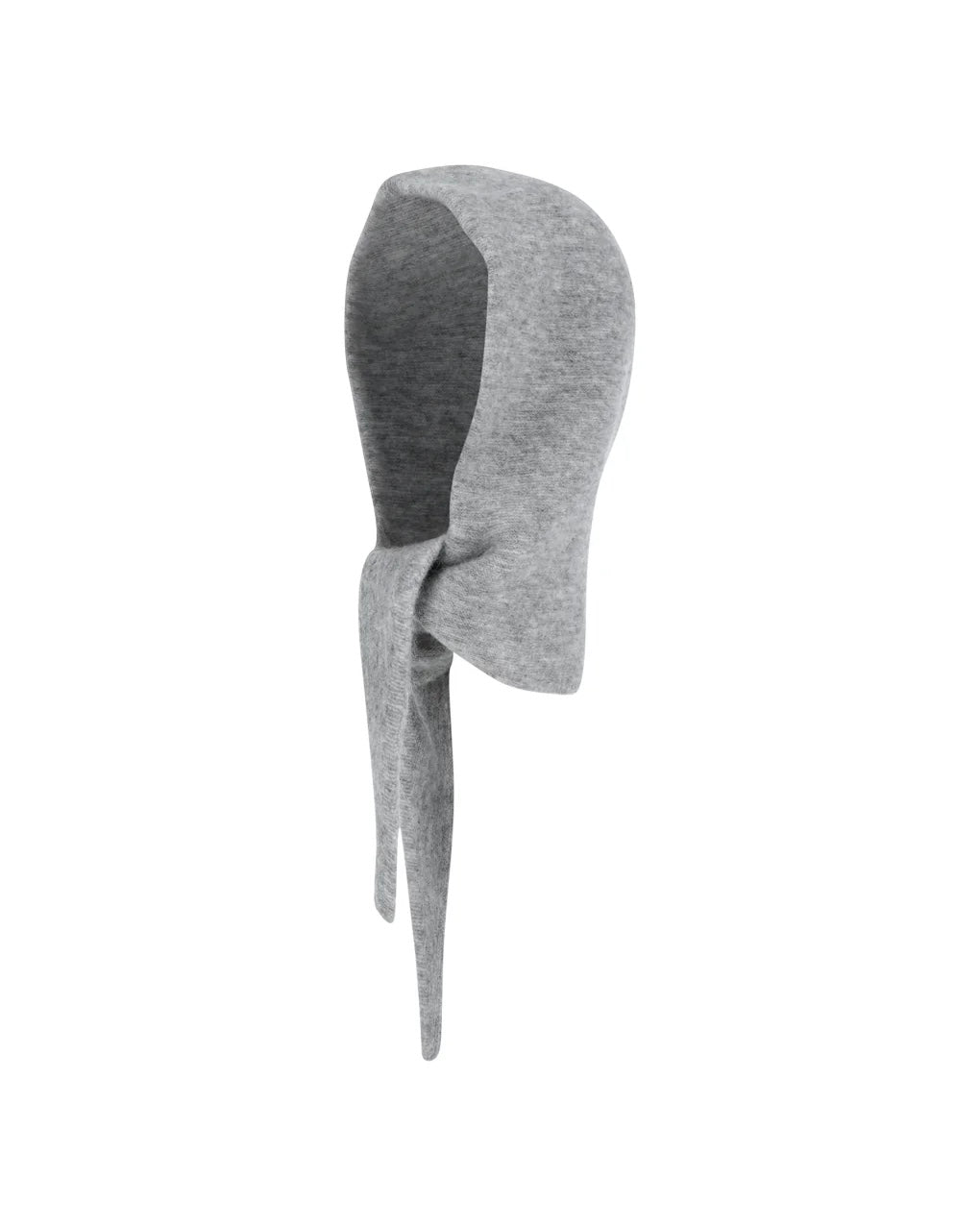 【AMOMENTO】HAIRY BALACLAVA SCARF - GRAY