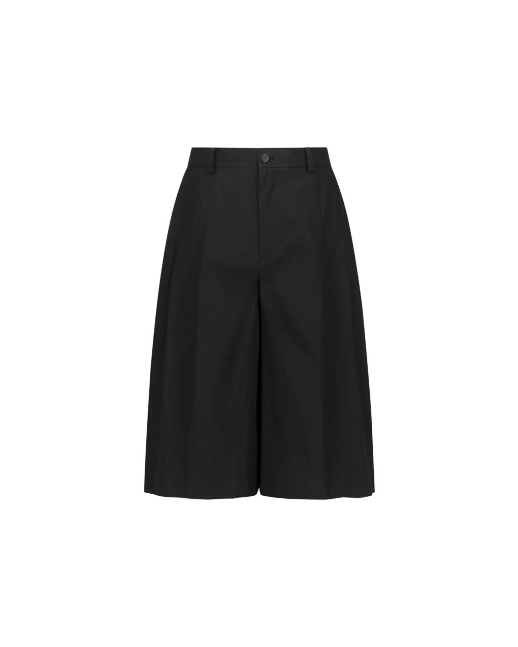 【AMOMENTO】WIDE BERMUDA PANTS - BLACK