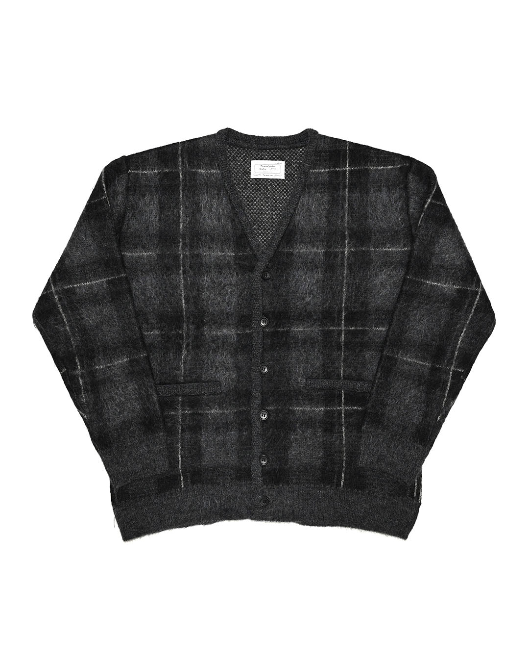 【RAFU】MOHAIR CARDIGAN - BLACK