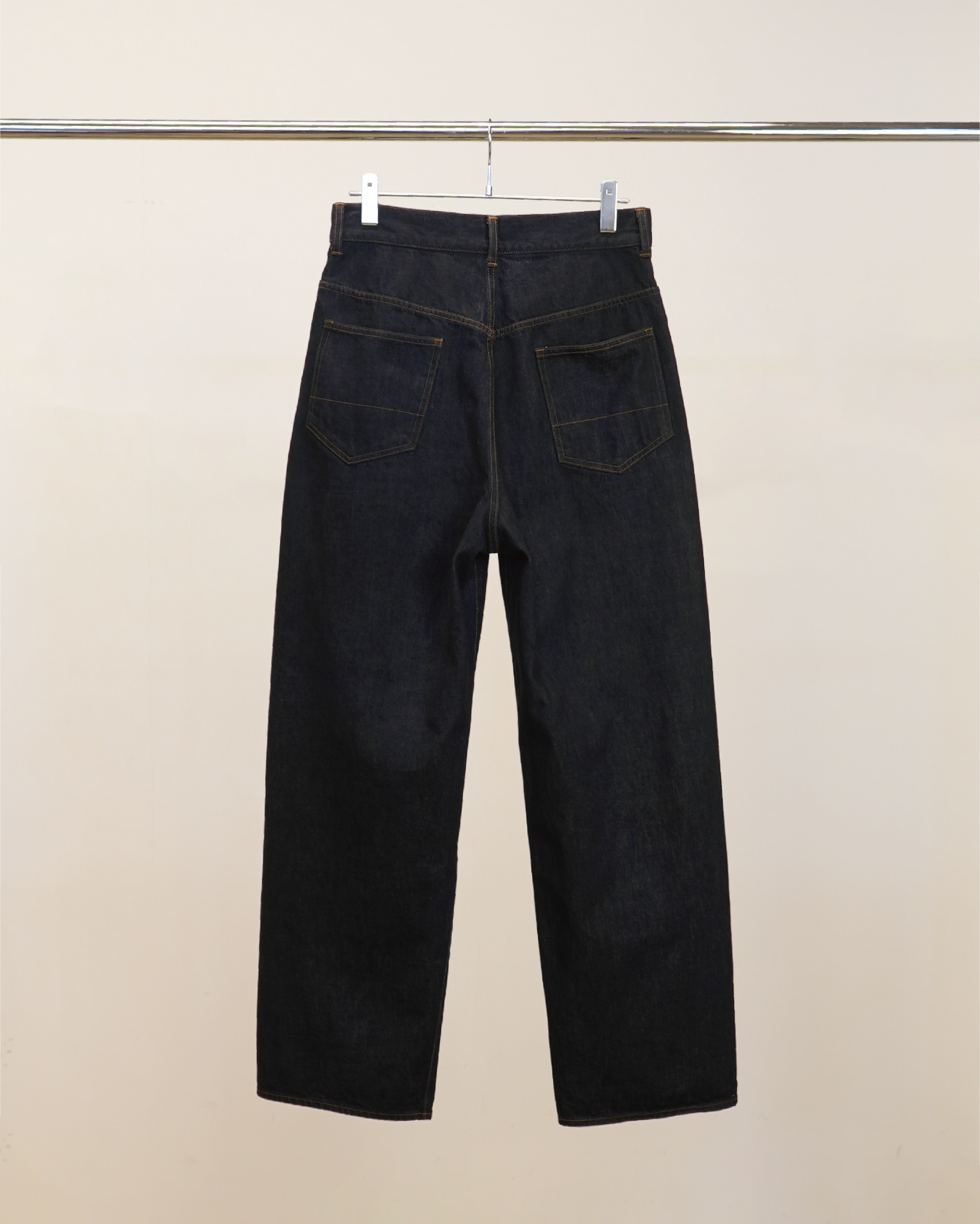 [ANCELLM]#01 SELVEDGE MIDTAPERED 5P DENIM PANTS OW - INDIGO