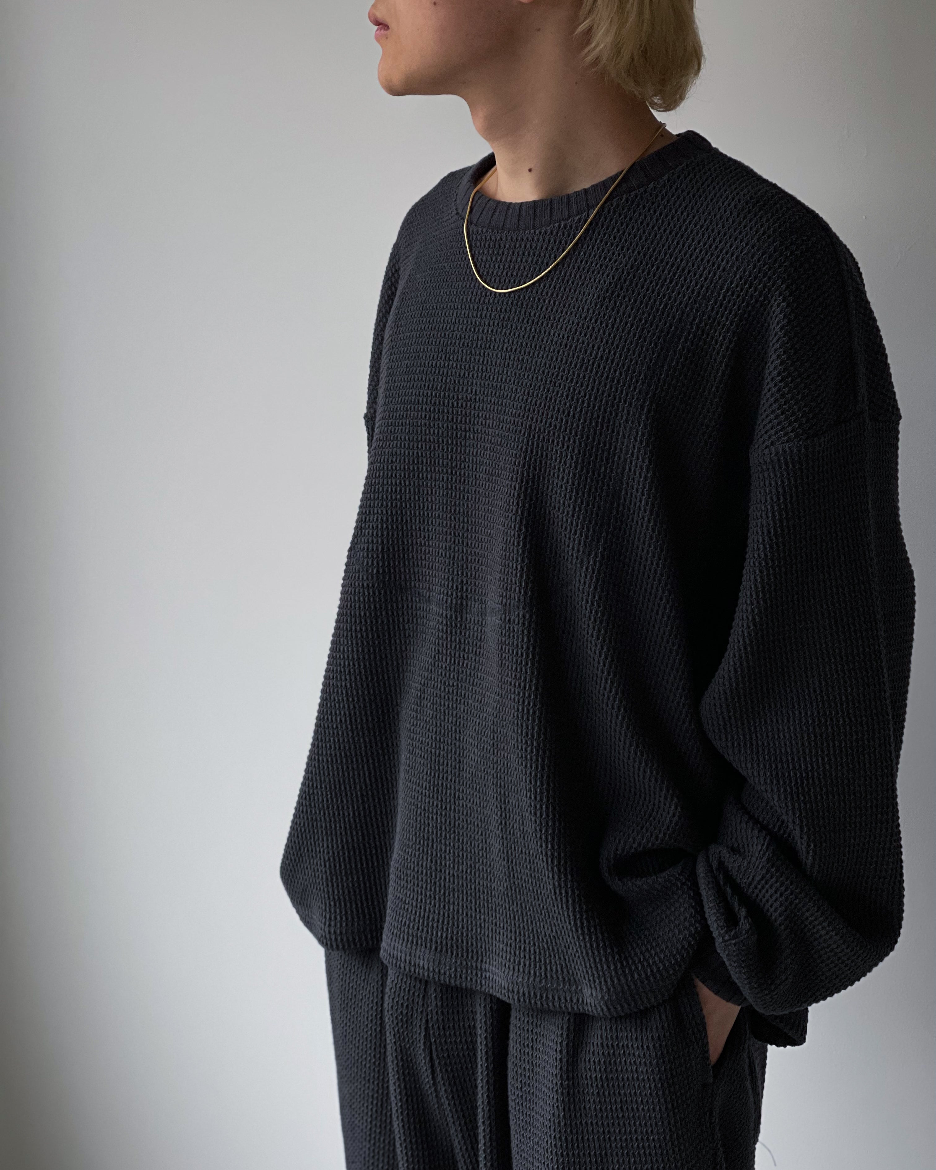 [REFOMED] AZEAMI THERMAL TEE - CHARCOAL