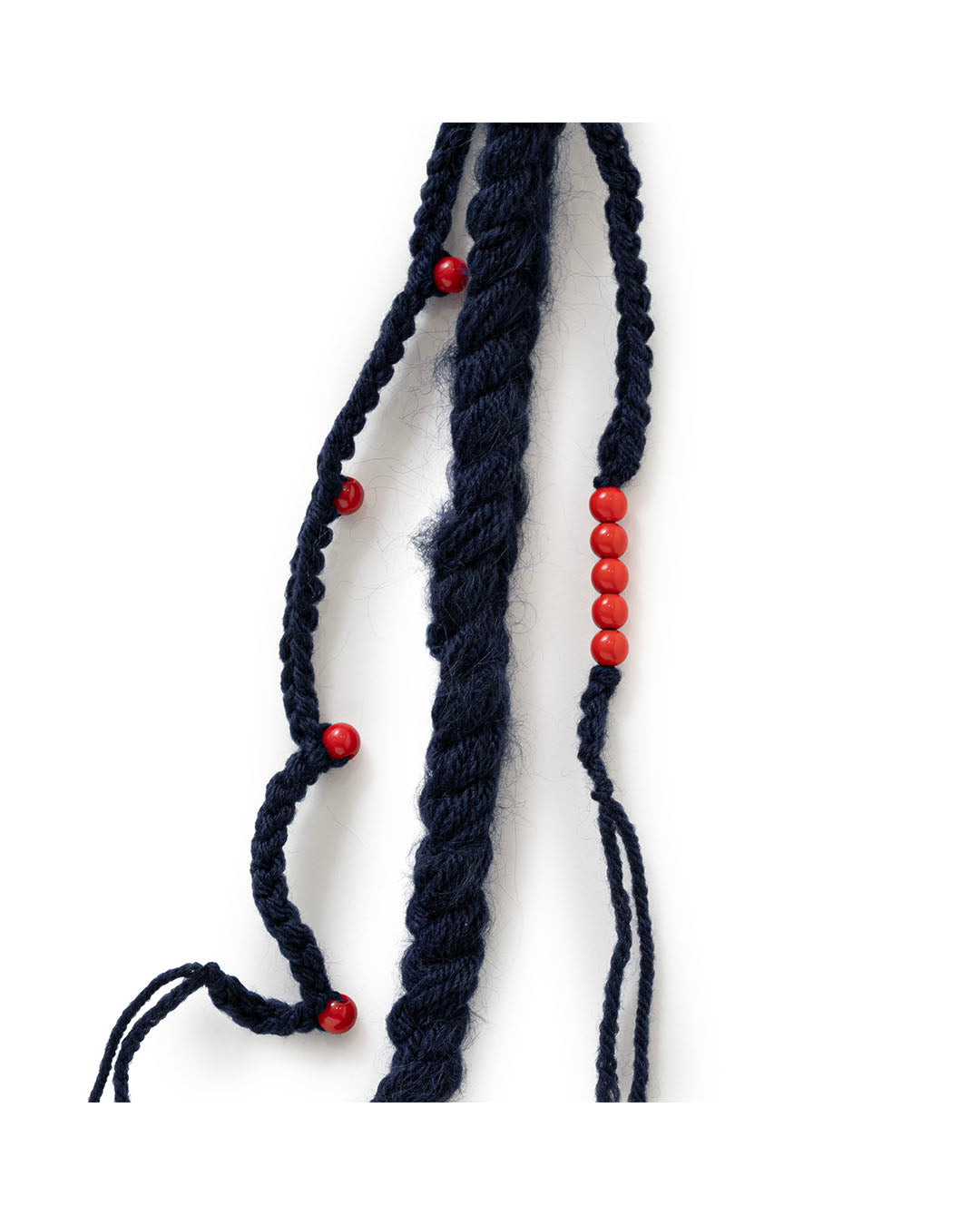 SOL】HAND-KNITTED FLIGHT CAP - NAVY