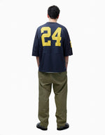 Load image into Gallery viewer, [THISISNEVERTHAT] MESH FOOTBALL JERSEY - NAVY
