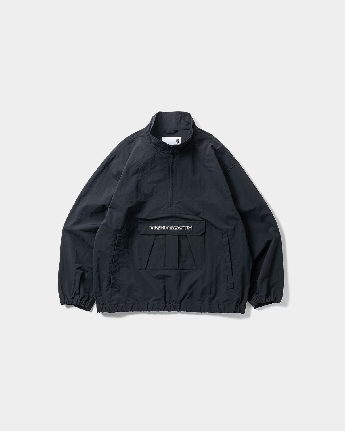 [TIGHTBOOTH] BIG LOGO ANORAK - BLACK