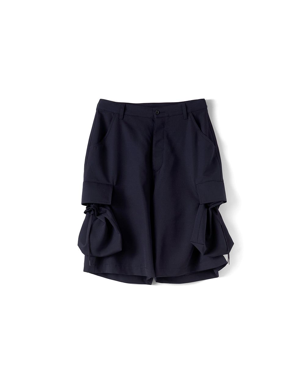 【REFOMED】”KINCHAKU” WOOL TRUNKS - NAVY