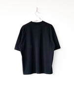 Load image into Gallery viewer, [blurhms] PIECE-DYED PLAIN TEE - BLACK 
